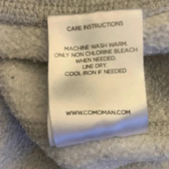 C/M by Como Man Gray Sweatshirt Men's Size XL Como Man - Picture 7 of 7